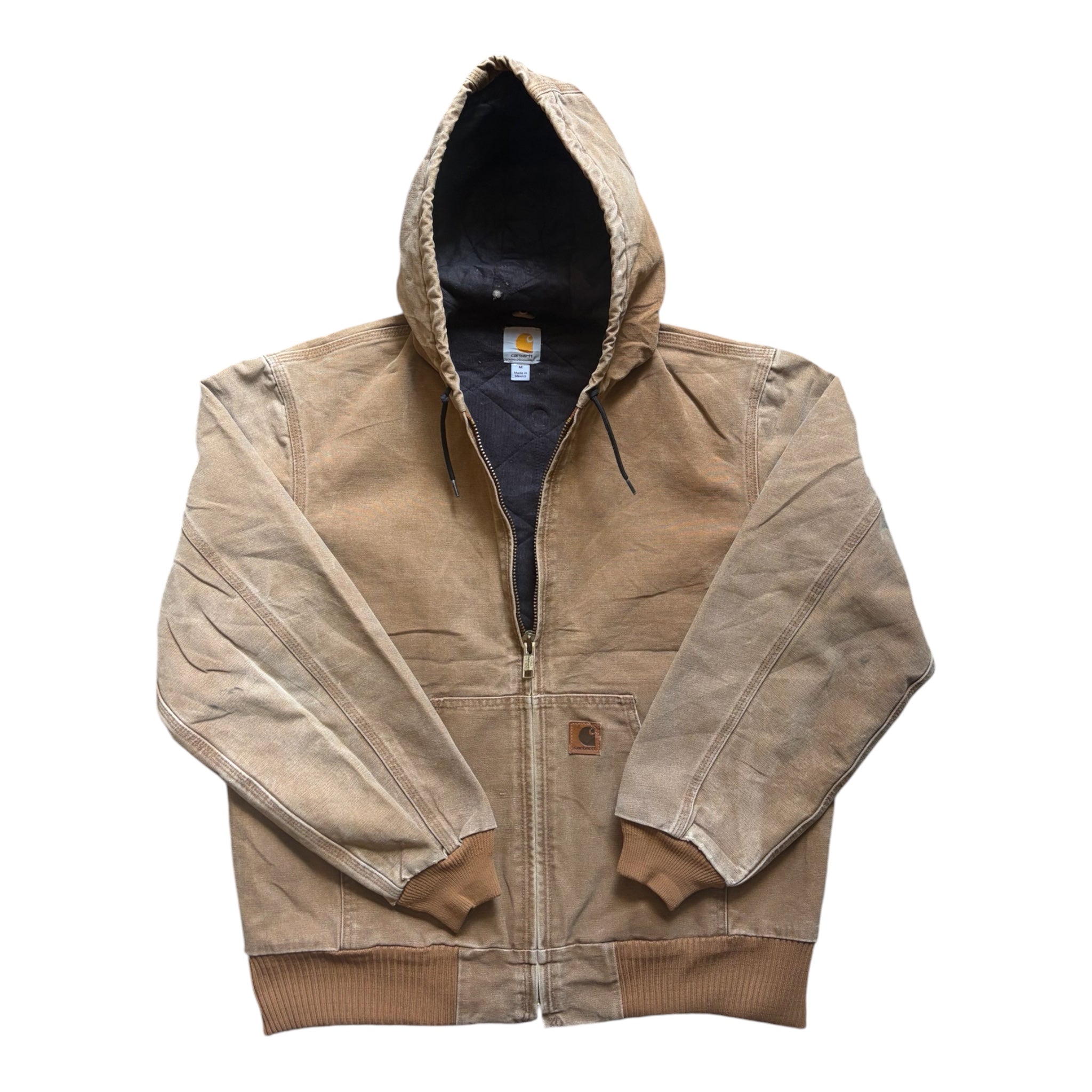 Carhartt Hooded Active Jacket Brown – Vintage 90s – Size Medium