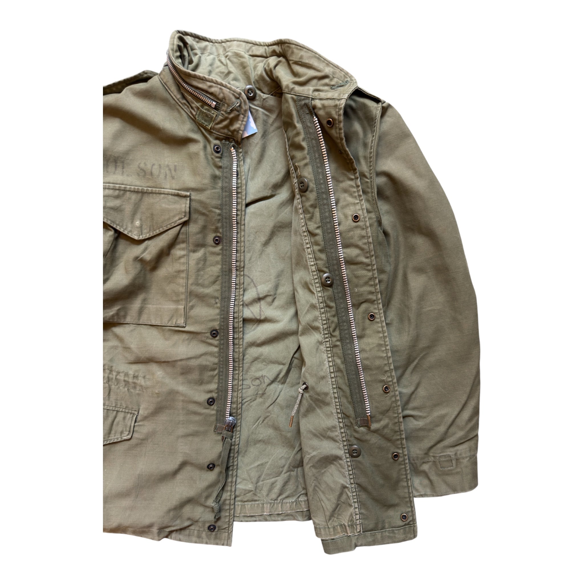 M65 Field Jacket Green – Genuine 1960s – Size Small