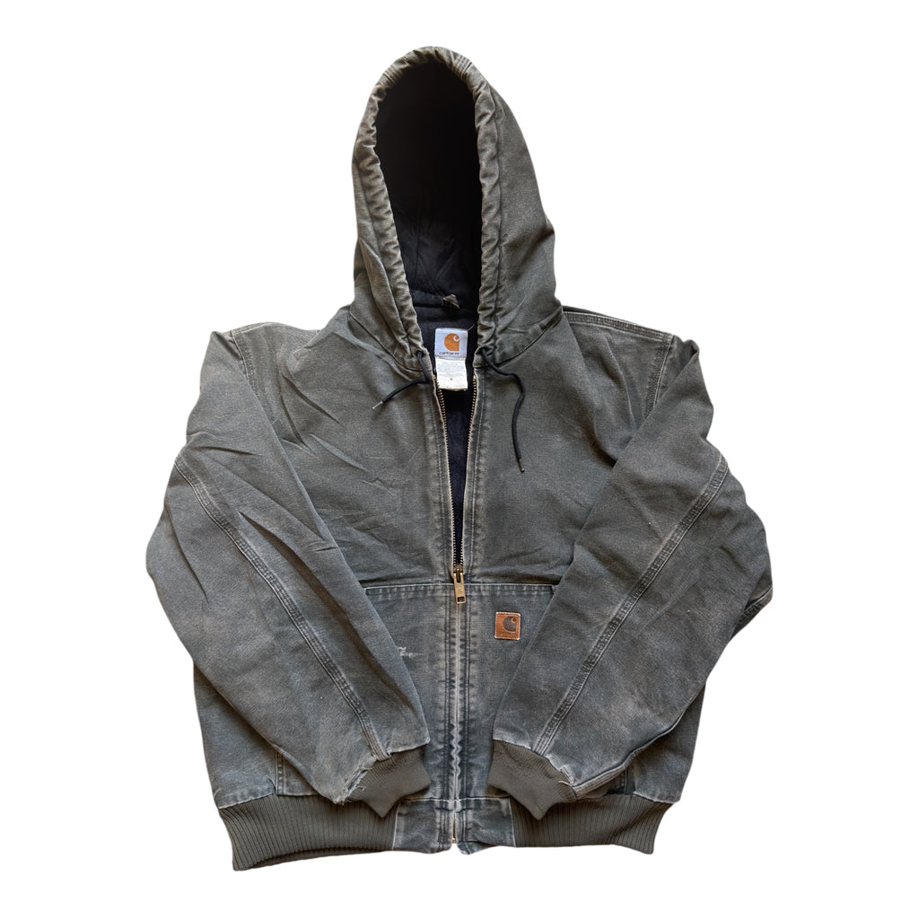 Carhartt Hooded Active Jacket Moss Green – Vintage 90s – Size Large