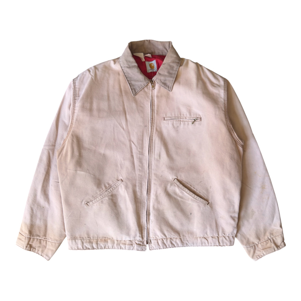 Carhartt Detroit Jacket Beige/Pink – Vintage 90s – Size XL