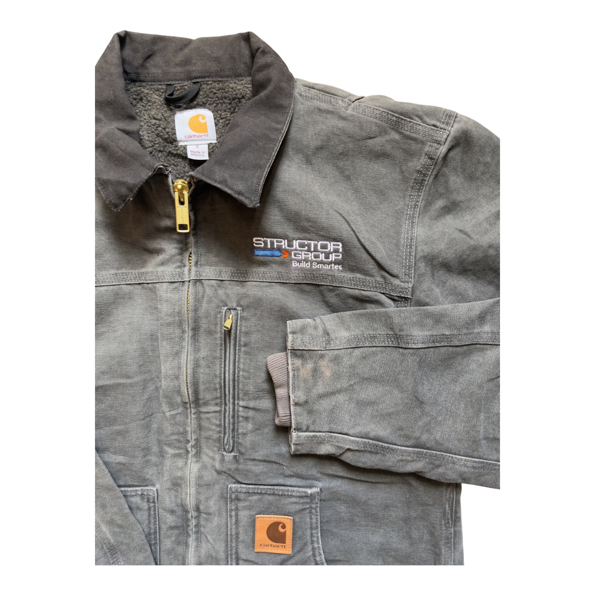 Carhartt Sandstone Ridge Jacket Grey – Vintage 90s – Size Small