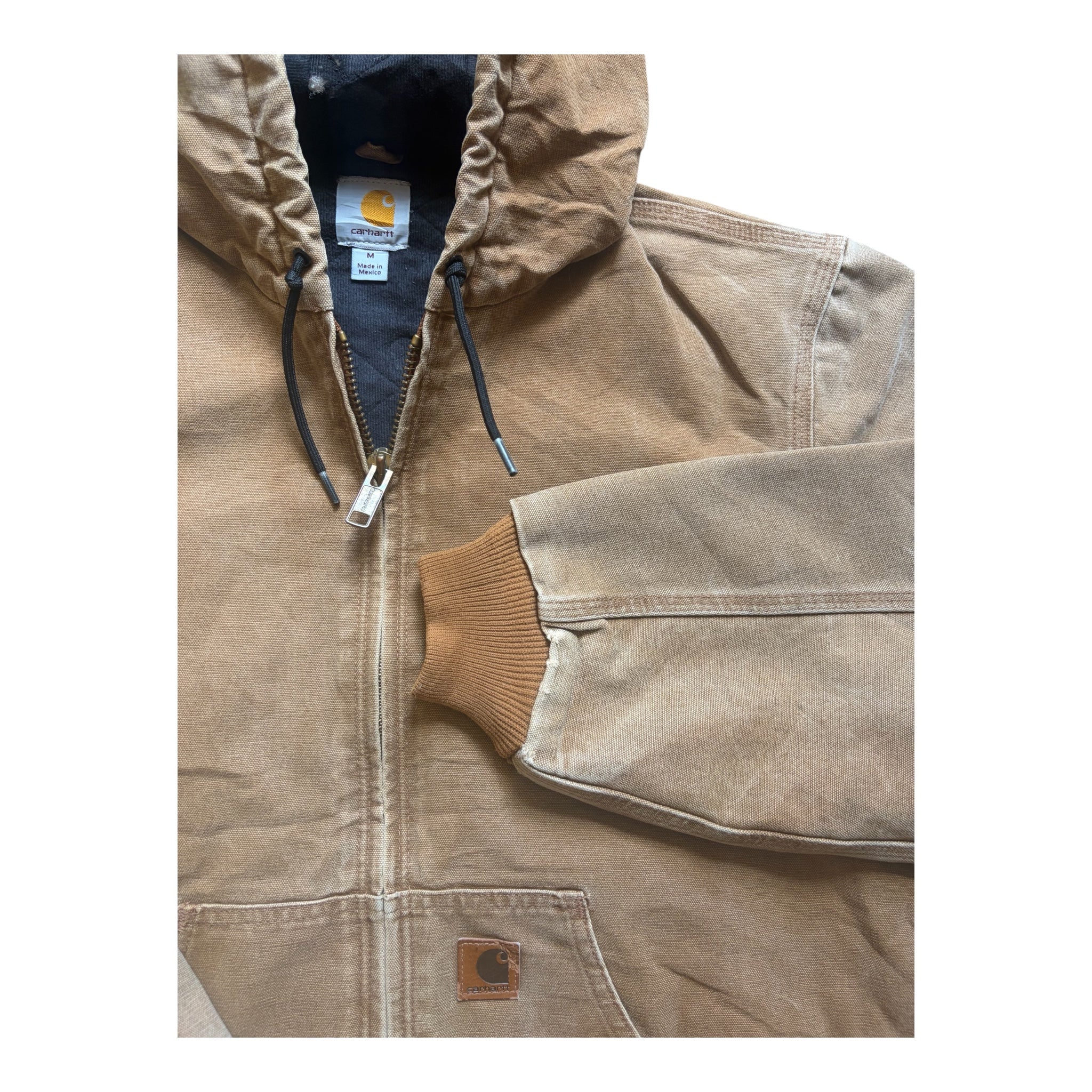Carhartt Hooded Active Jacket Brown – Vintage 90s – Size Medium