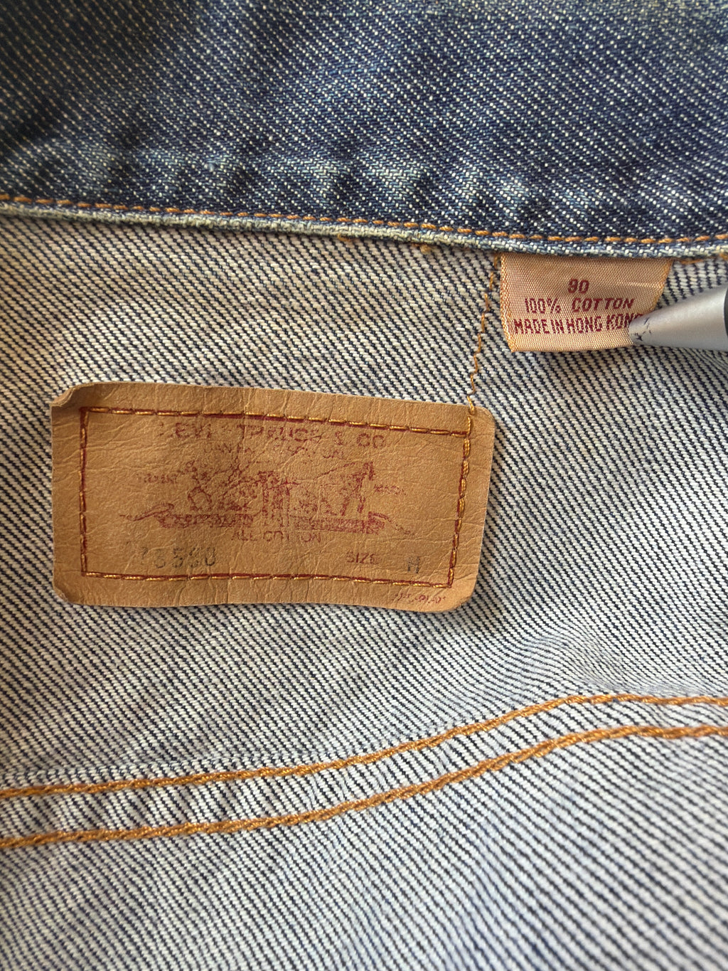Levi's Type 1 Denim Jacket Navy – Vintage 1999 – Size S/M