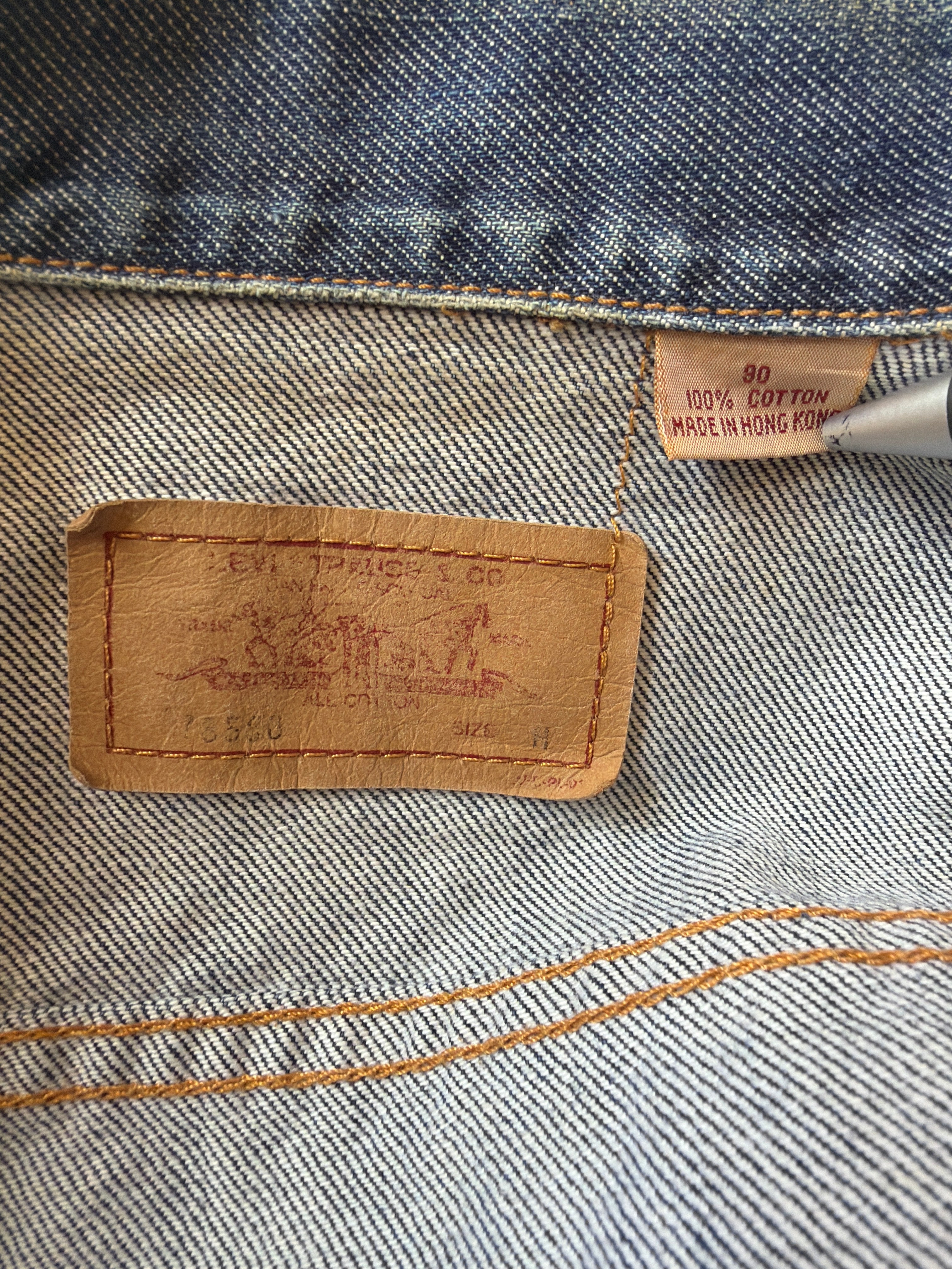Levi's Type 1 Denim Jacket Navy – Vintage 1999 – Size S/M
