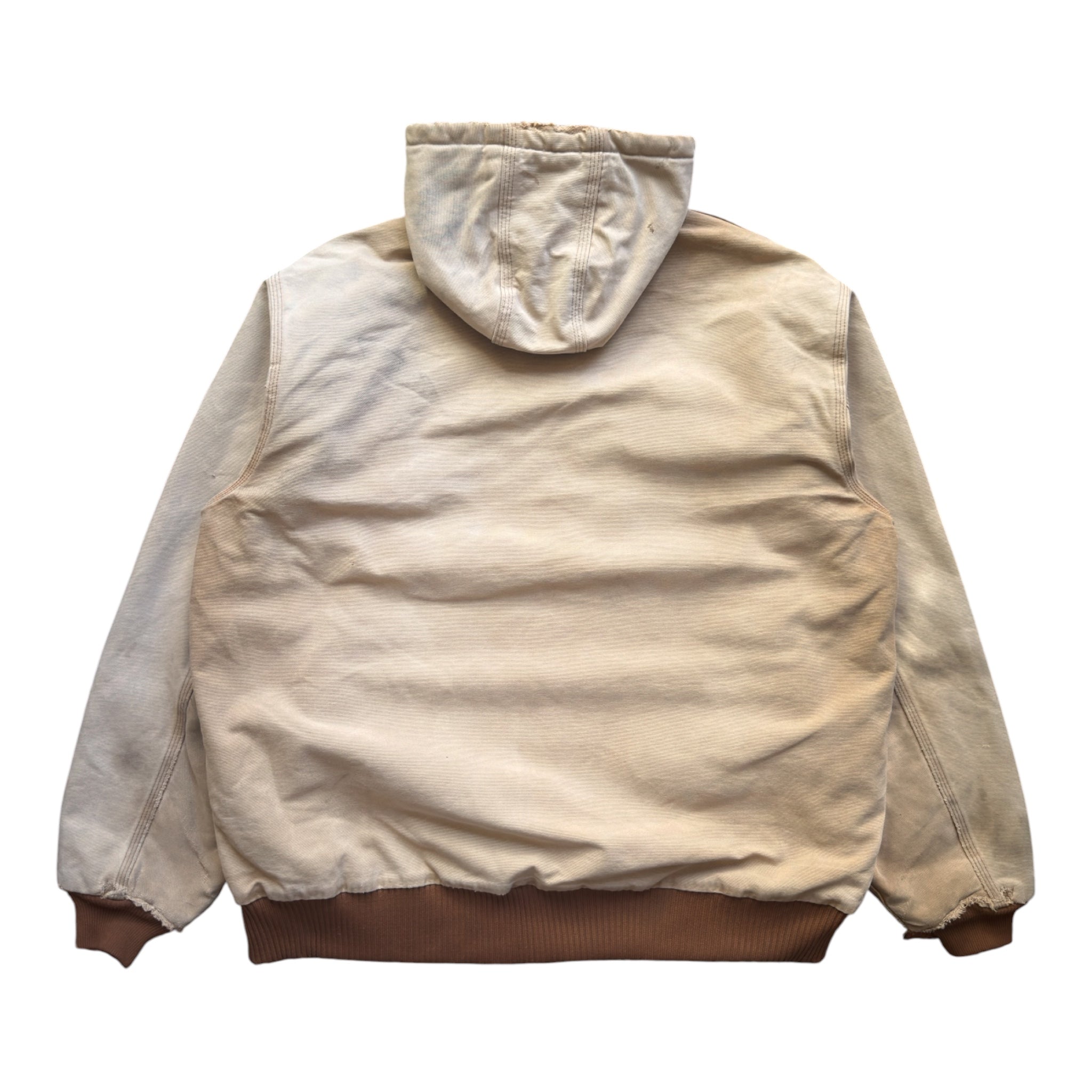 Carhartt Hooded Active Jacket Beige – Vintage 90s – Size XL