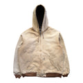Carhartt Hooded Active Jacket Beige – Vintage 90s – Size XL
