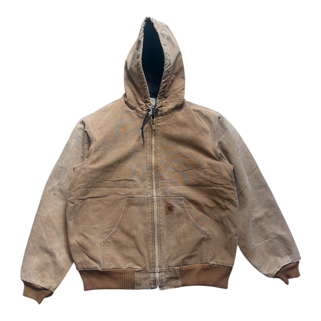 Carhartt Hooded Active Jacket Brown – Vintage 90s – Size Medium