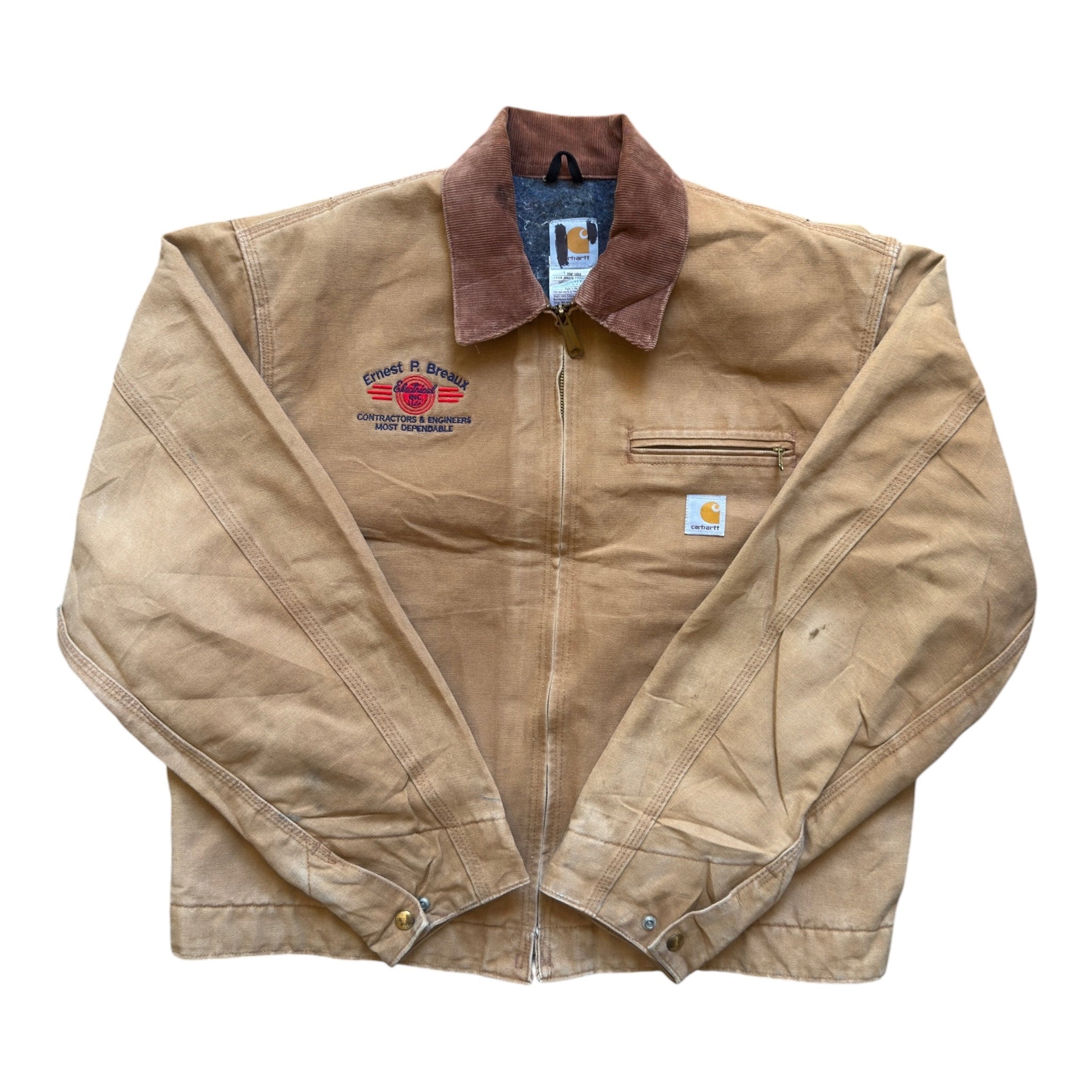 Carhartt Detroit Jacket Beige – Vintage 90s – Size XL