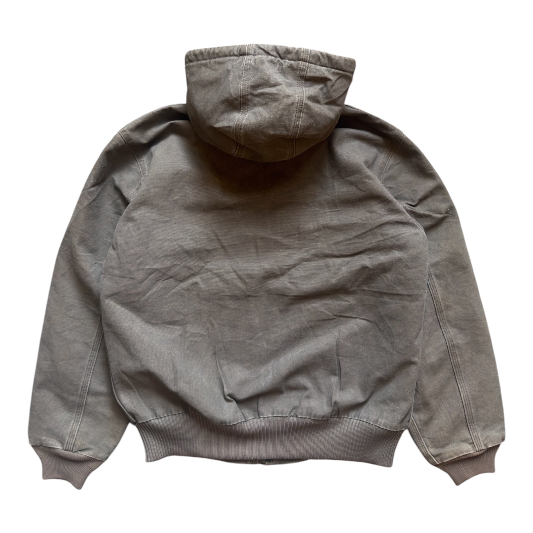 Carhartt Hooded Active Jacket Grey – Vintage 90s – Size Small