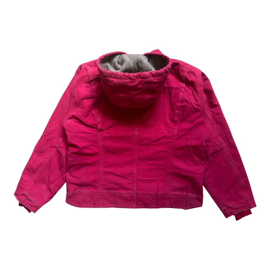 Carhartt Hooded Active Jacket Pink – Vintage 90s – Size Large