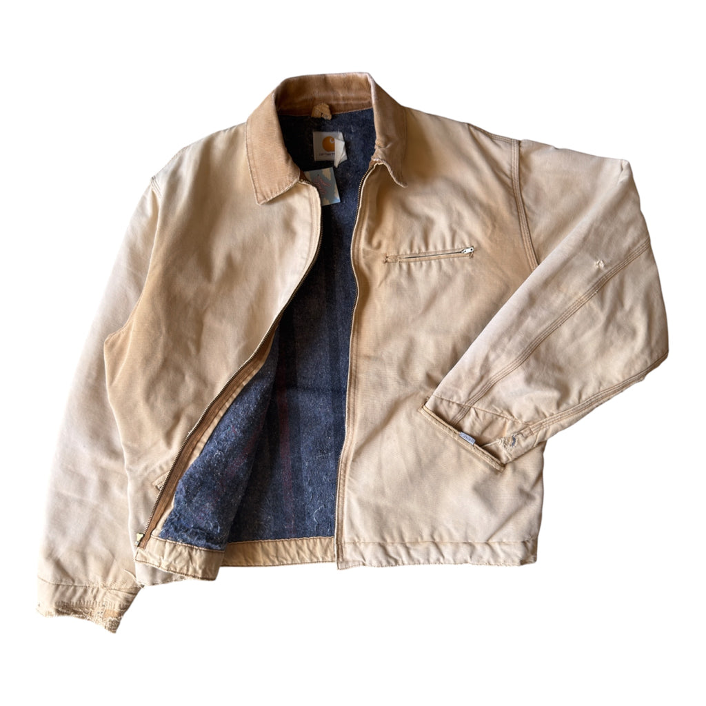 Carhartt Detroit Jacket Beige – Vintage 90s – Size Large