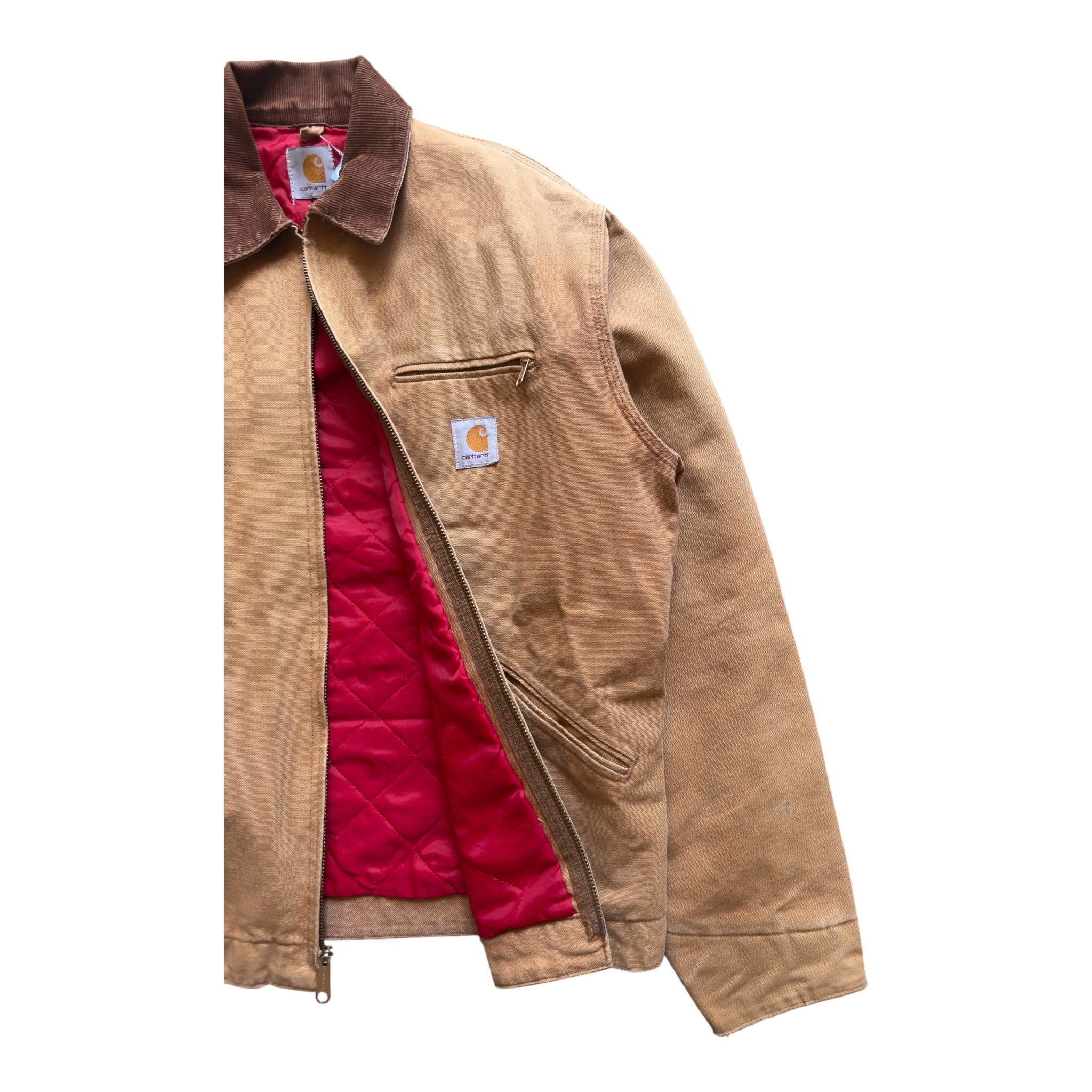 Carhartt Detroit Jacket Beige – Vintage 90s – Size Large Tall