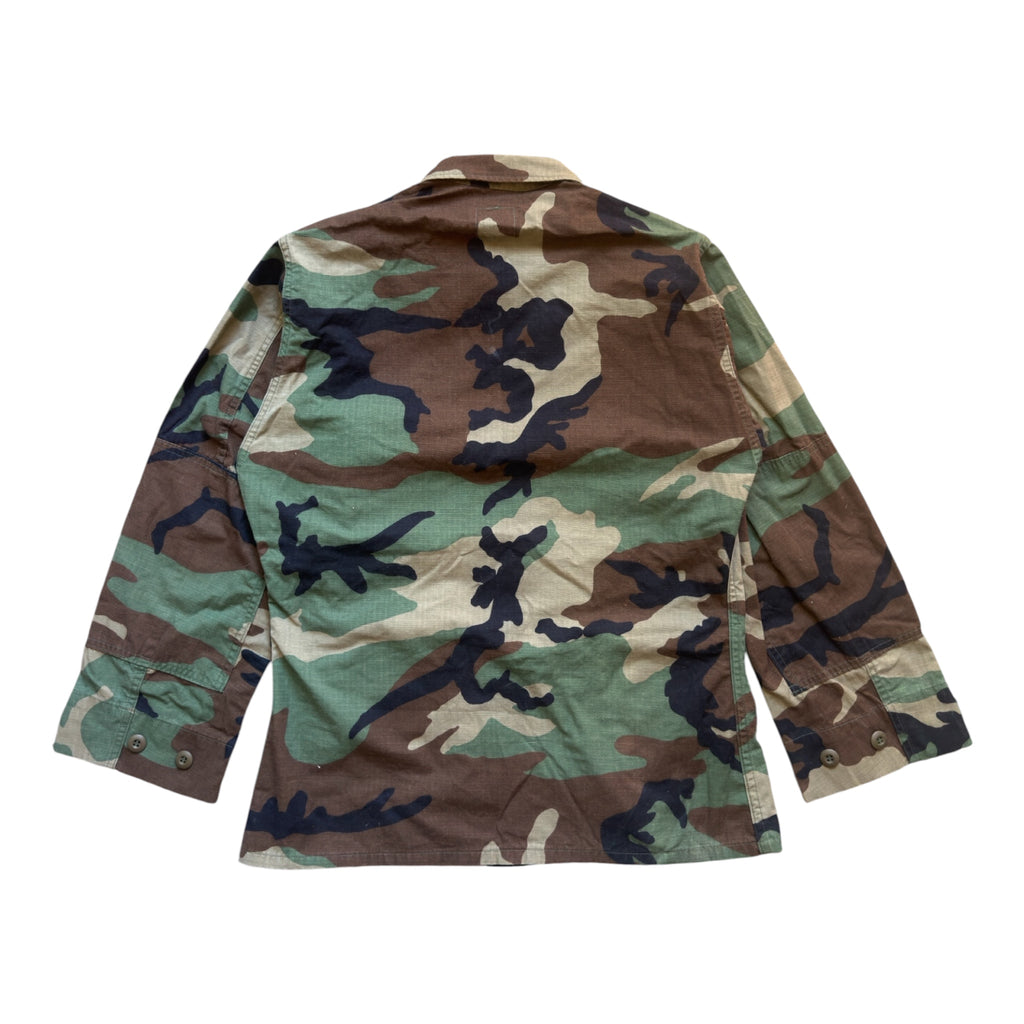 US Military NATO Camo Field Jacket Green – Vintage – Size Small