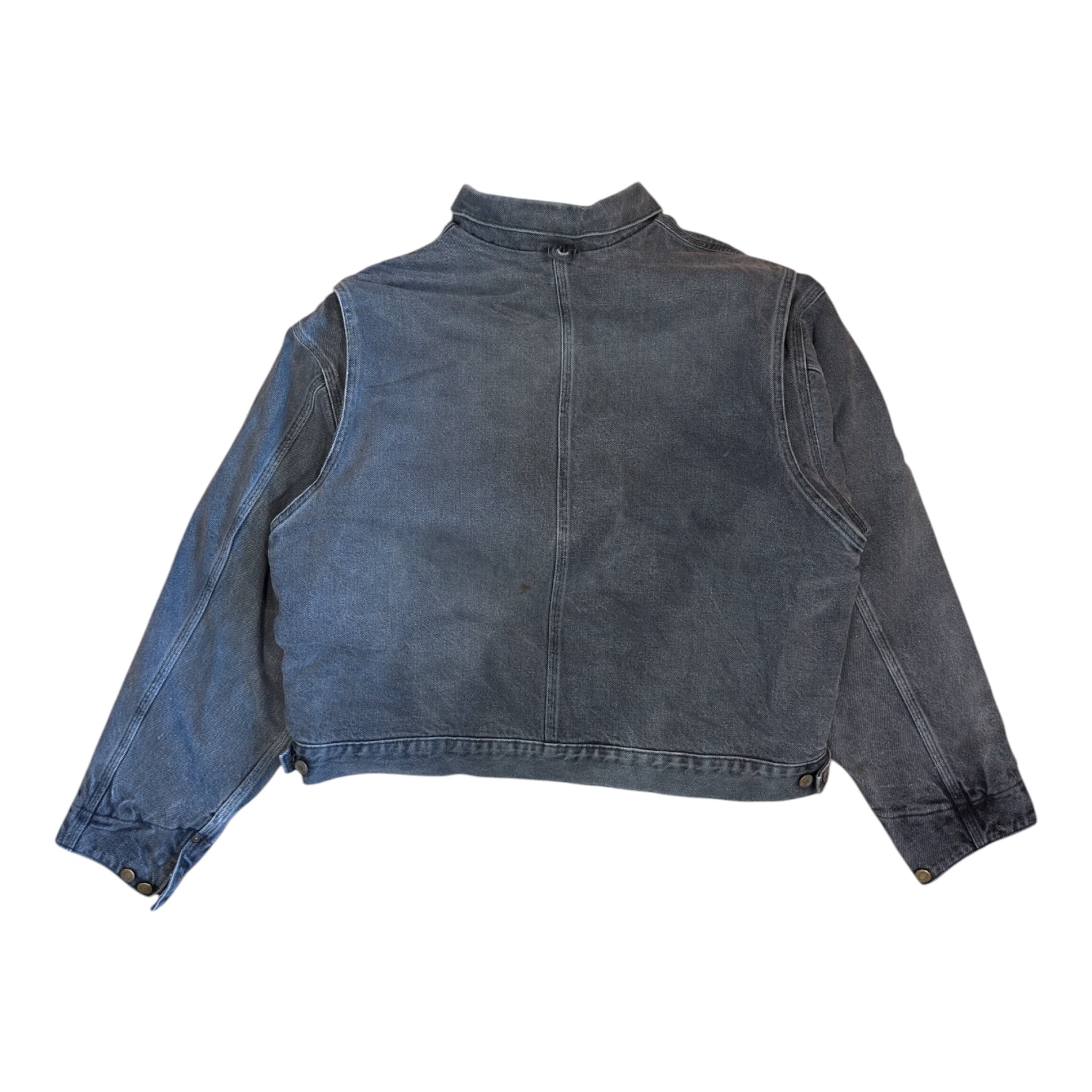 Carhartt Blanket Lined Black Denim Trucker Jacket – Vintage 90s – Size L