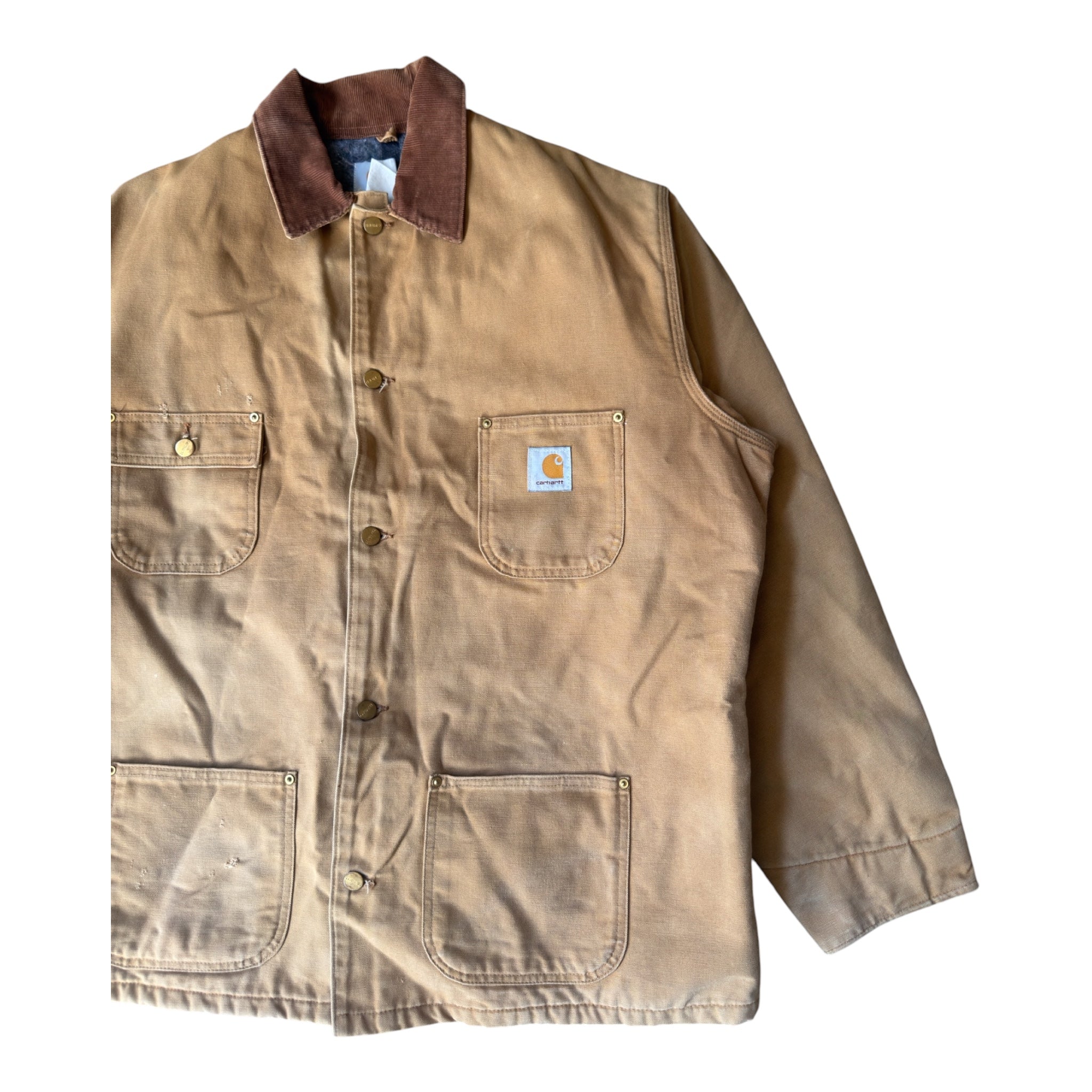 Carhartt Chore Jacket Beige – Vintage 90s – Size XL