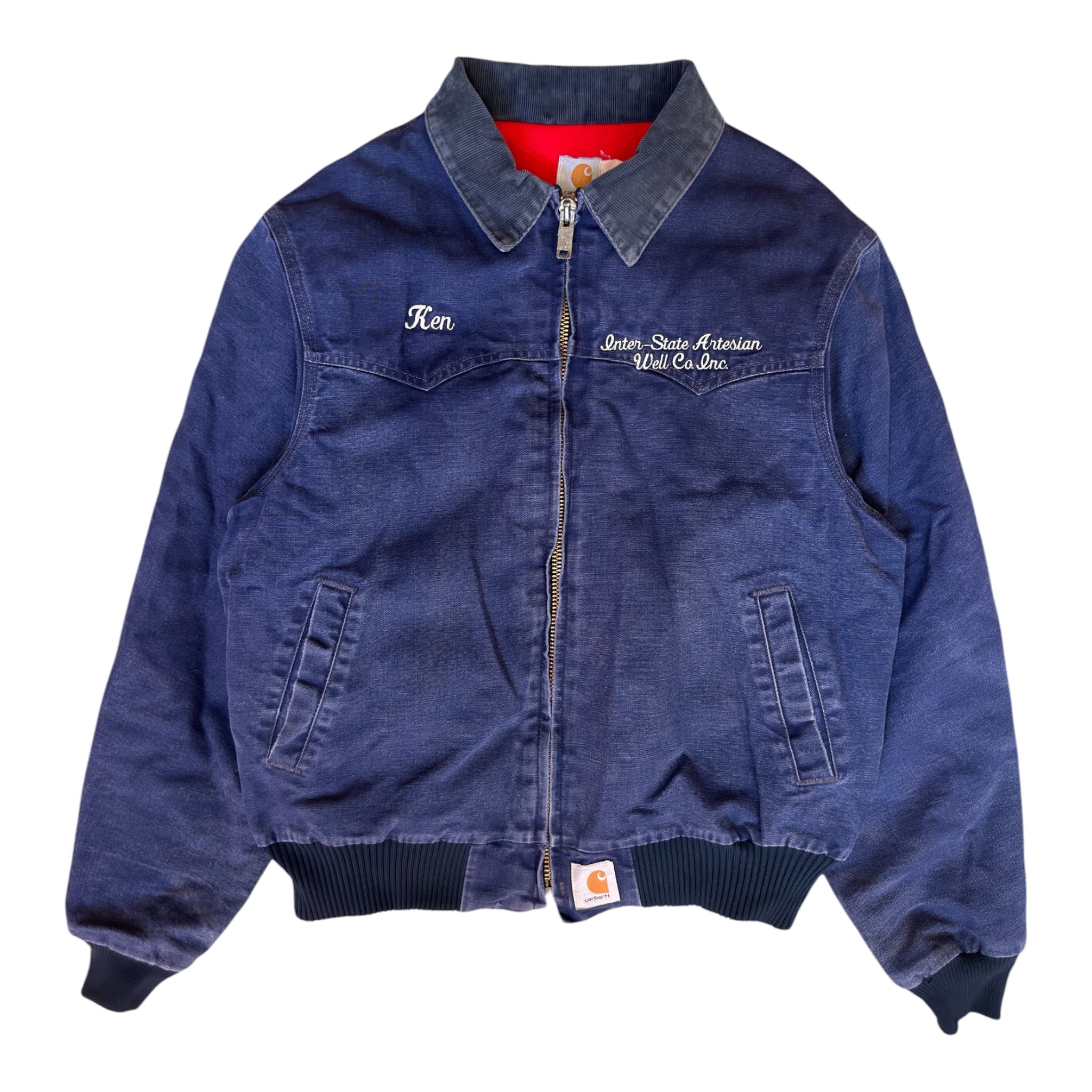 Carhartt Santa Fe Jacket Navy – Vintage 90s – Size Large