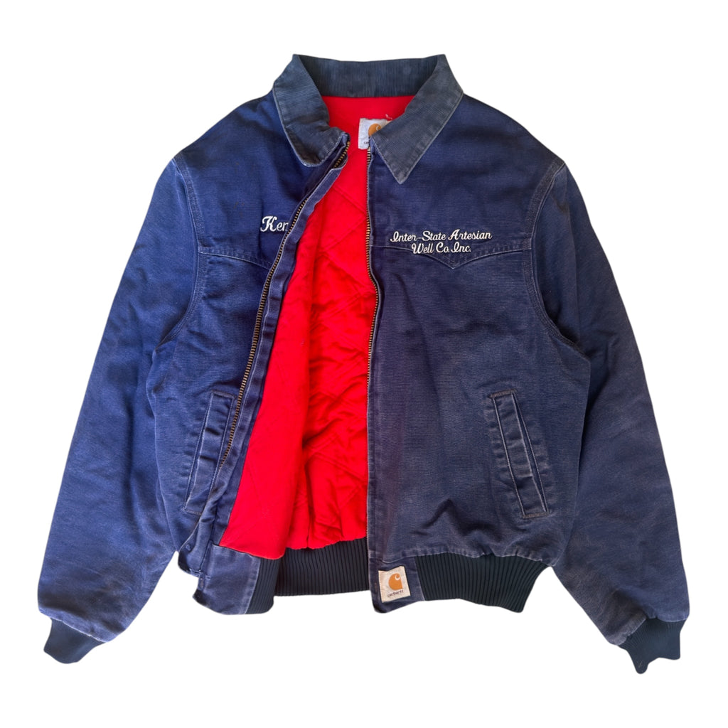 Carhartt Santa Fe Jacket Navy – Vintage 90s – Size Large