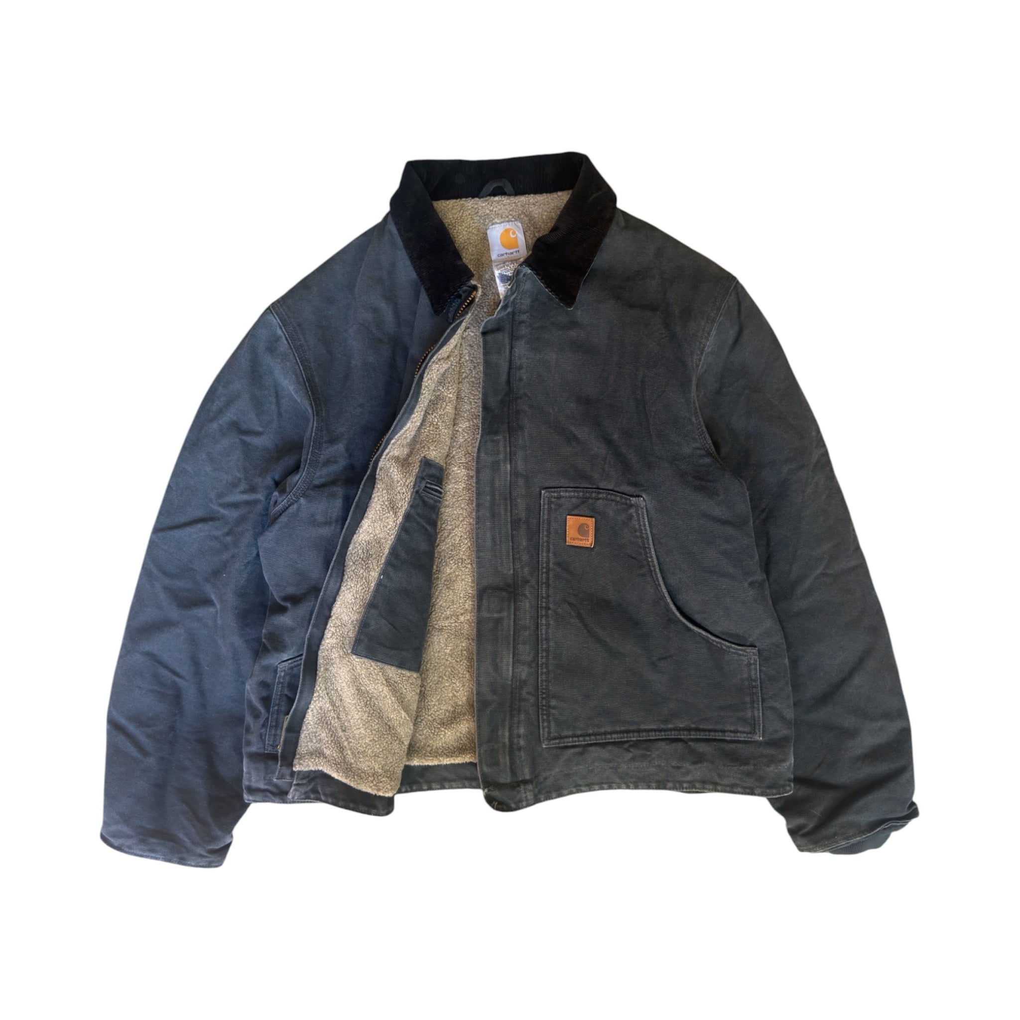 Carhartt Arctic Sherpa Lined Jacket Grey – Vintage 90s – Size Large