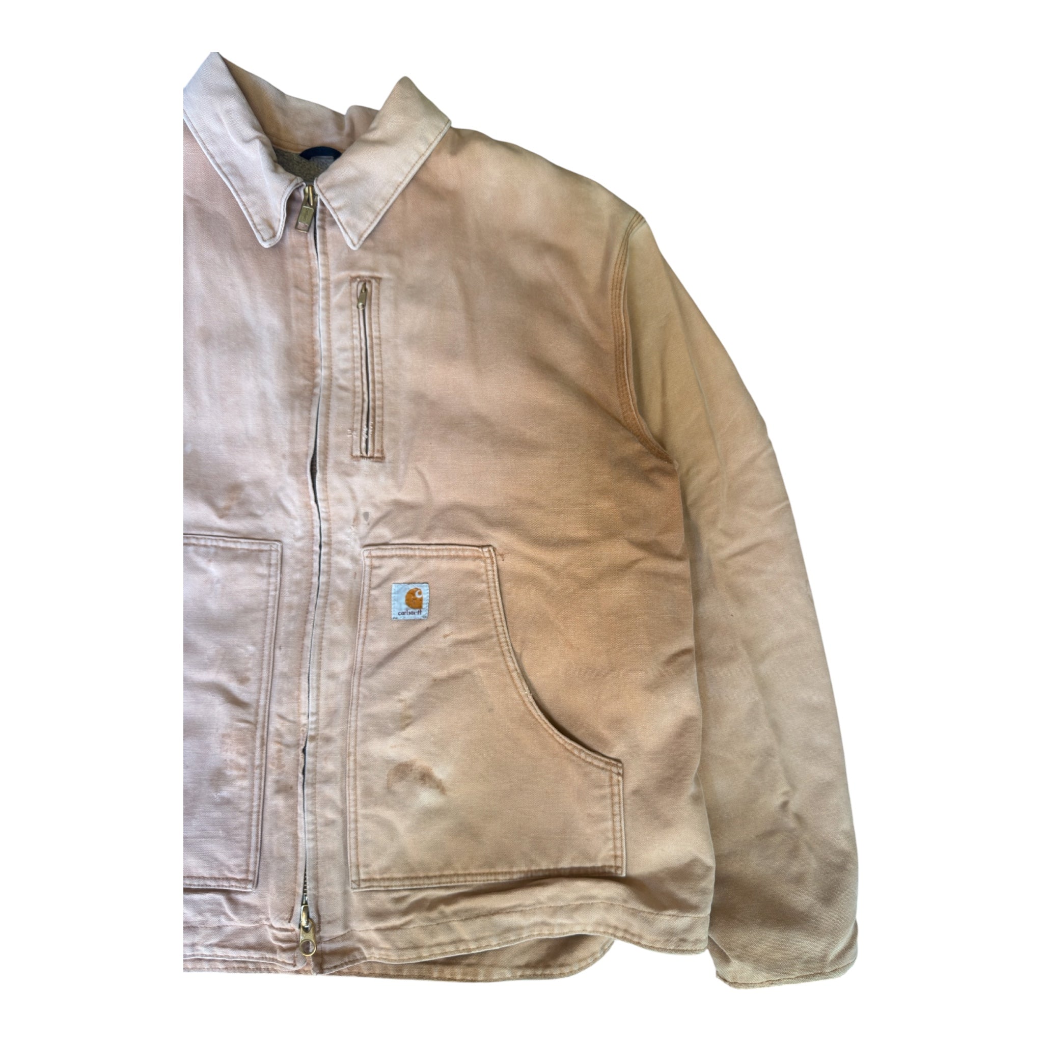 Carhartt Sandstone Ridge Sherpa Lined Jacket Brown – Vintage 90s – Size XL