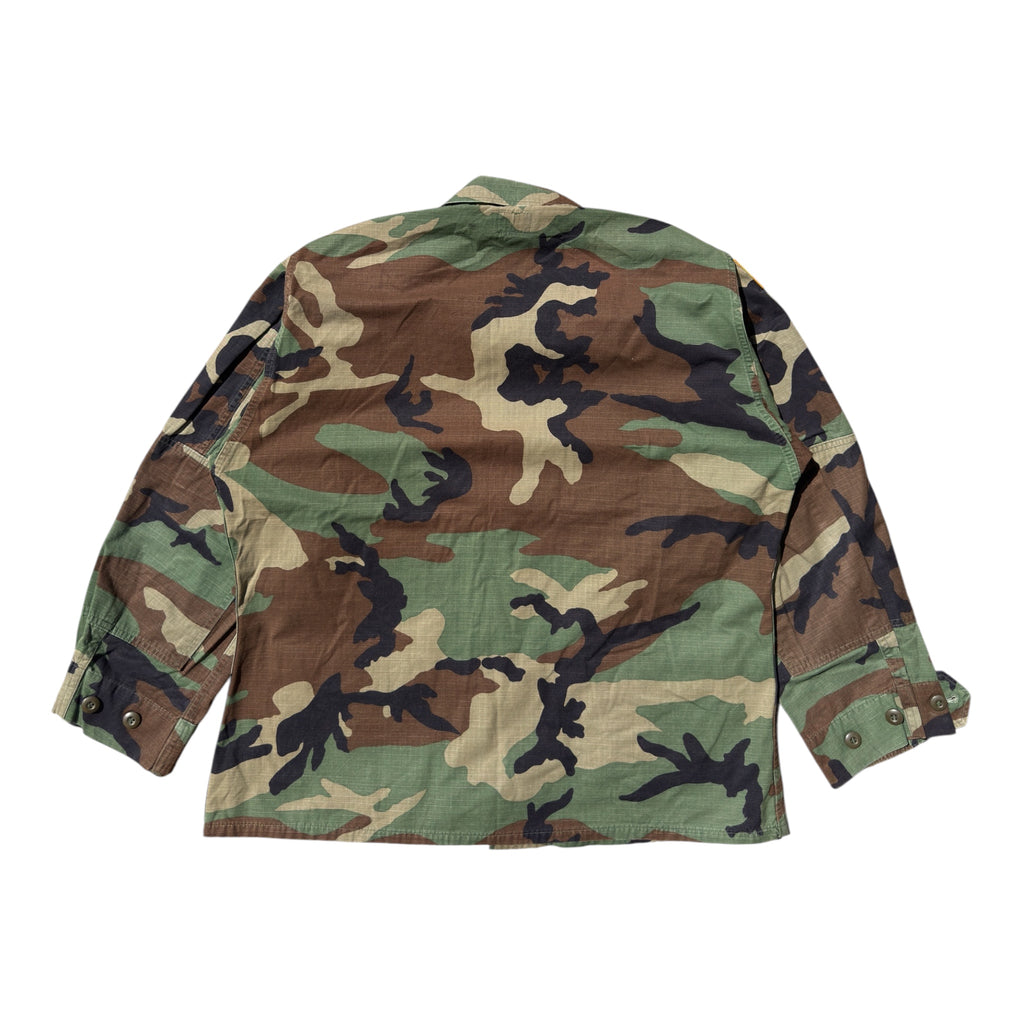 US Military NATO Camo Field Jacket Green – Vintage – Size Large