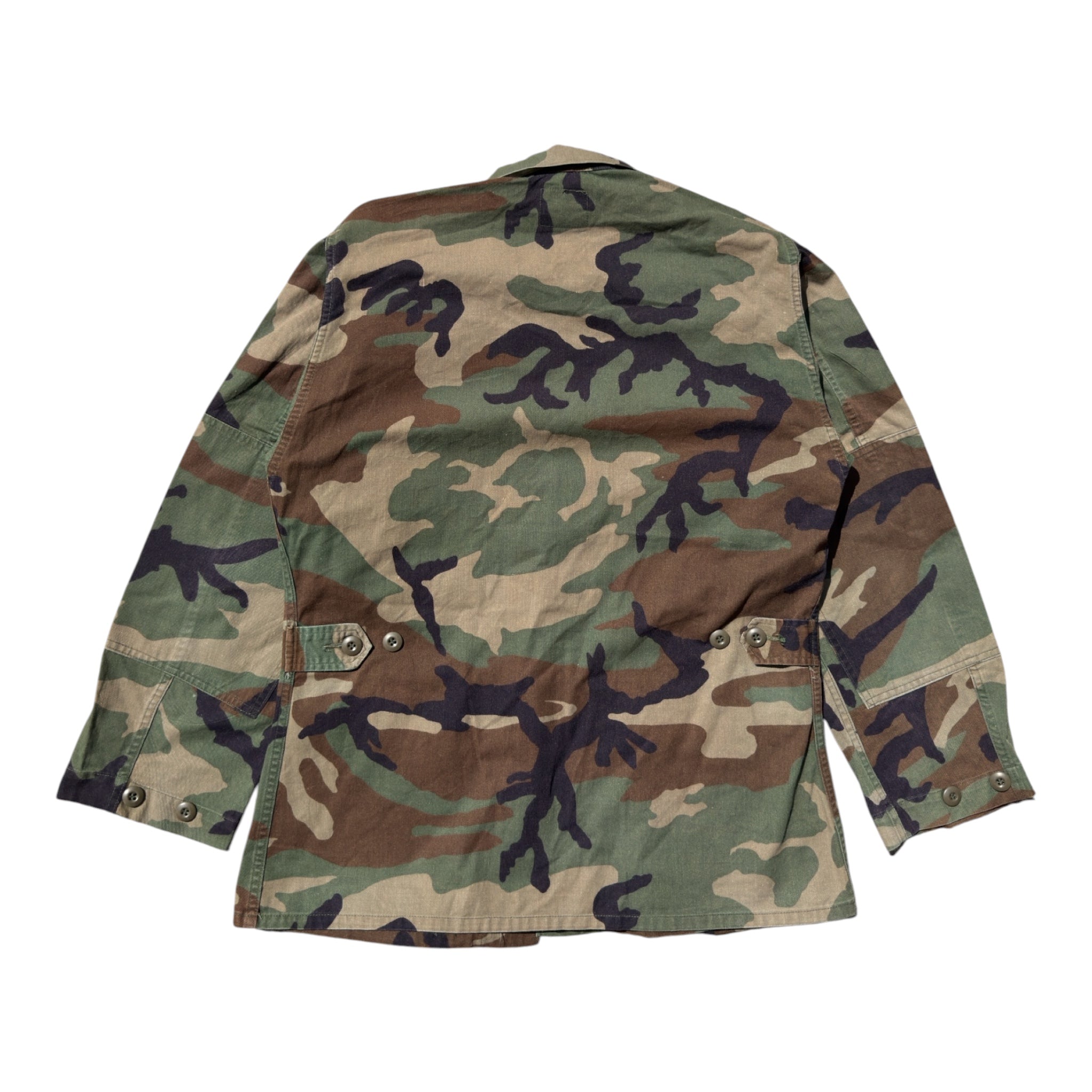 US Military NATO Camo Field Jacket Green – Vintage – Size Medium