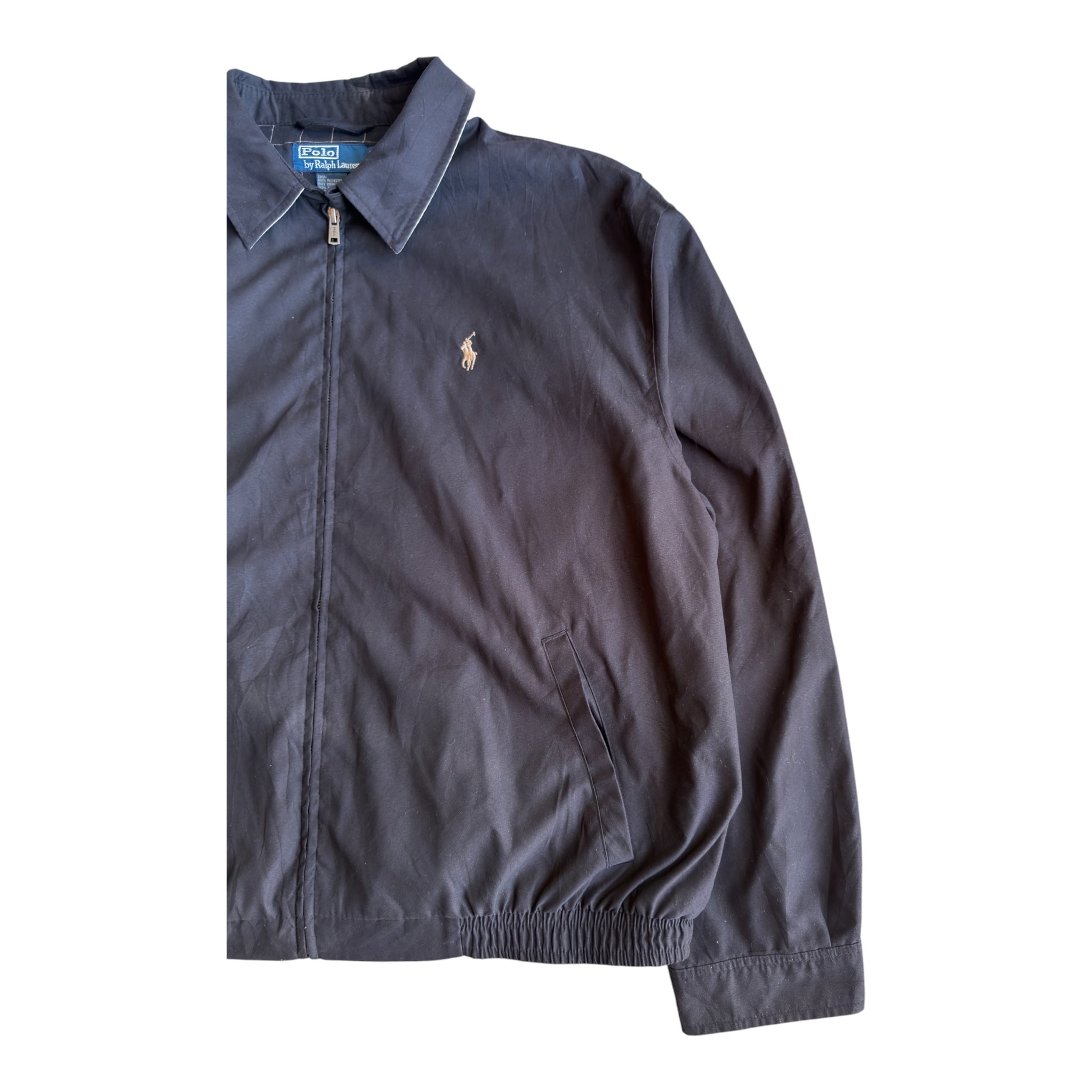 Ralph Lauren Harrington Jacket Black – Vintage – Size Large
