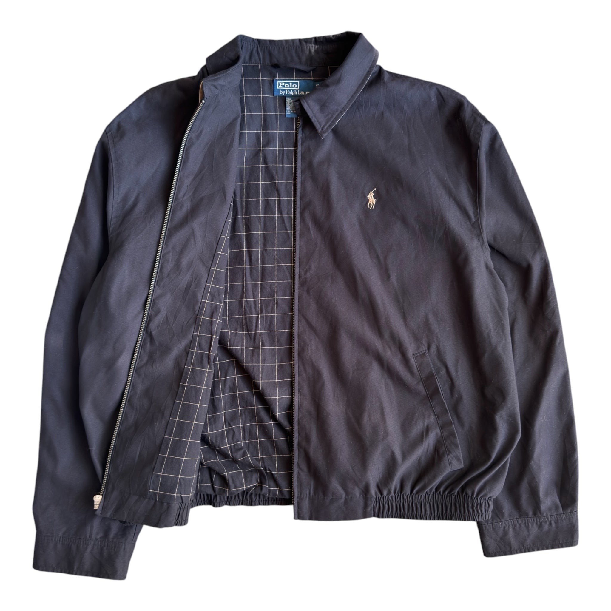 Ralph Lauren Harrington Jacket Black – Vintage – Size Large