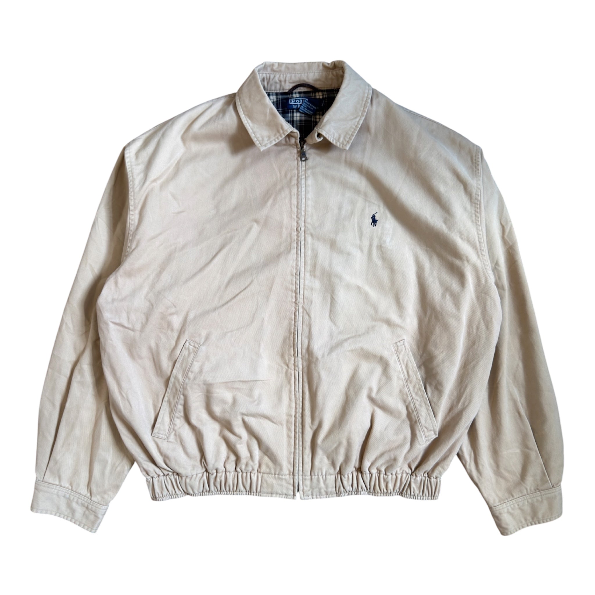 Ralph Lauren Harrington Jacket Beige – Vintage – Size XL