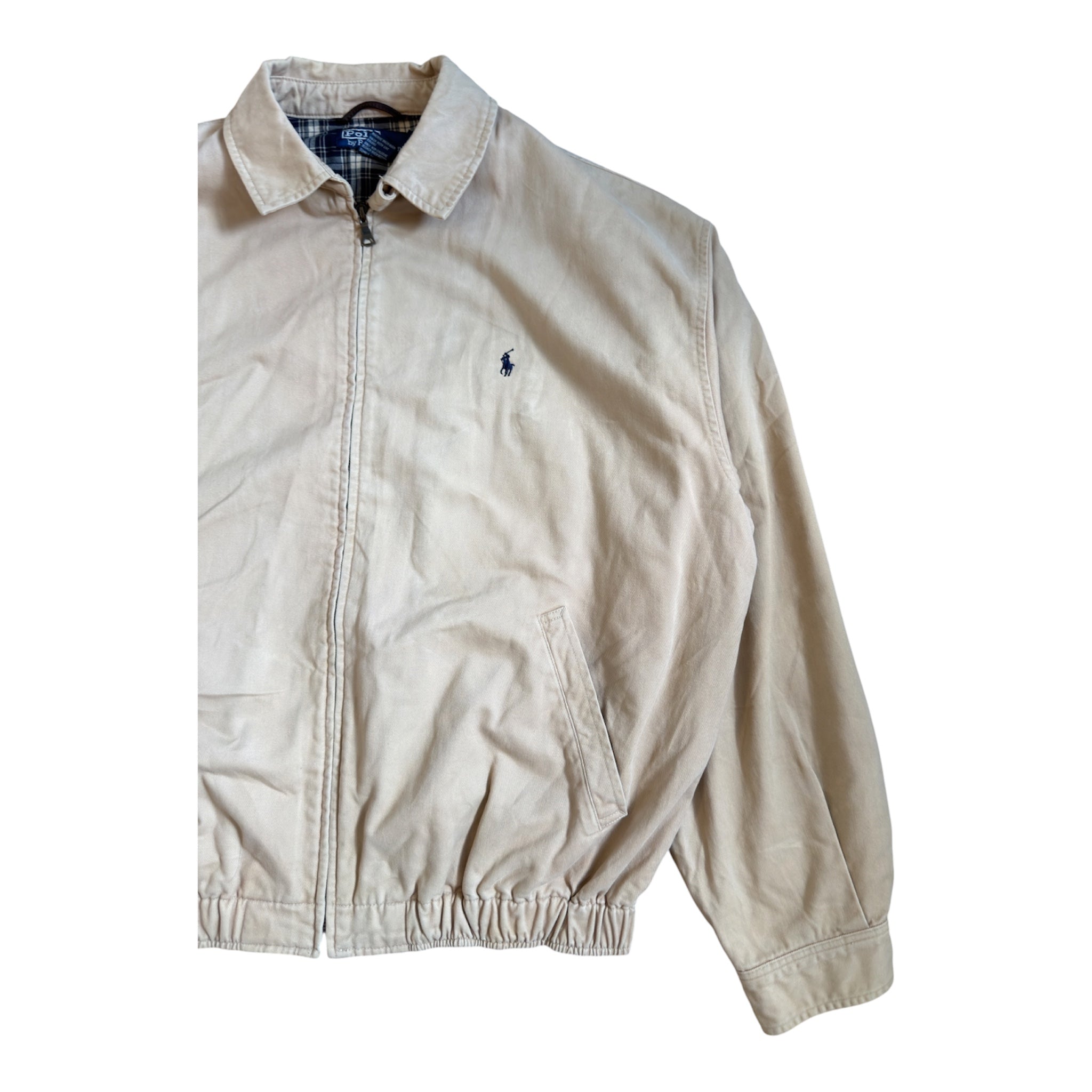 Ralph Lauren Harrington Jacket Beige – Vintage – Size XL