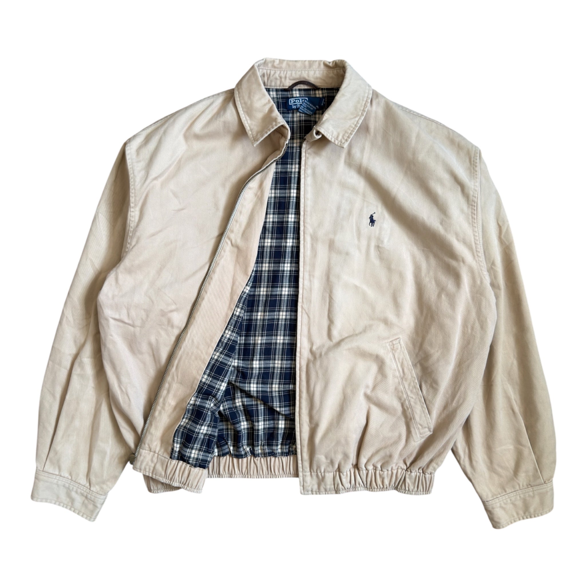 Ralph Lauren Harrington Jacket Beige – Vintage – Size XL