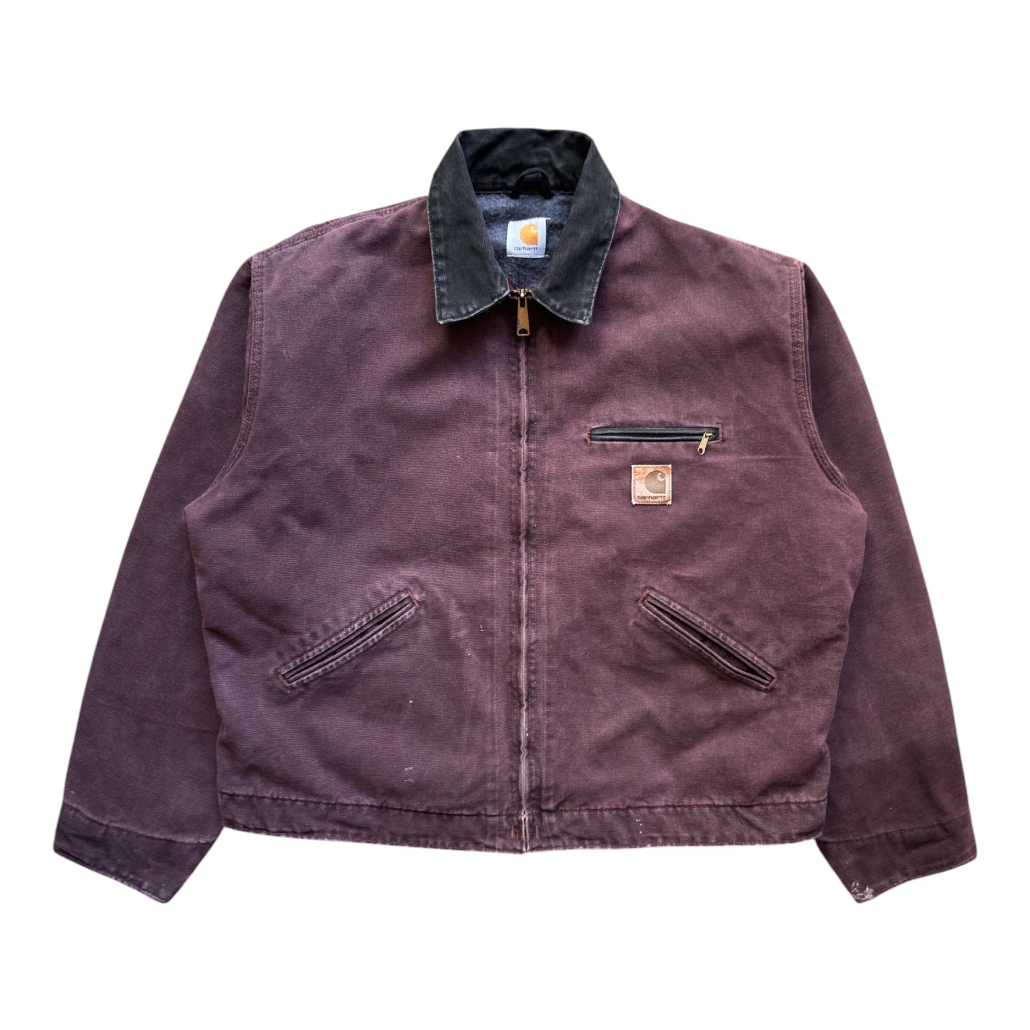 Carhartt Detroit Jacket Burgundy – Vintage 90s – Size XL