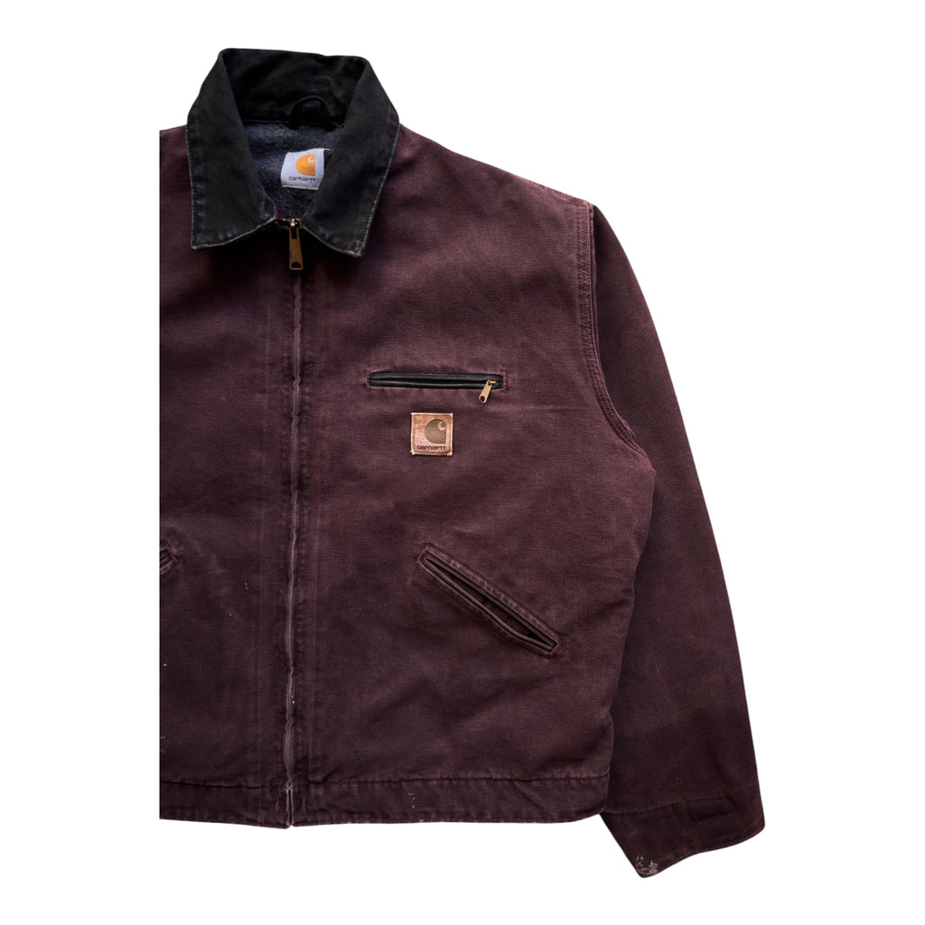 Carhartt Detroit Jacket Burgundy – Vintage 90s – Size XL