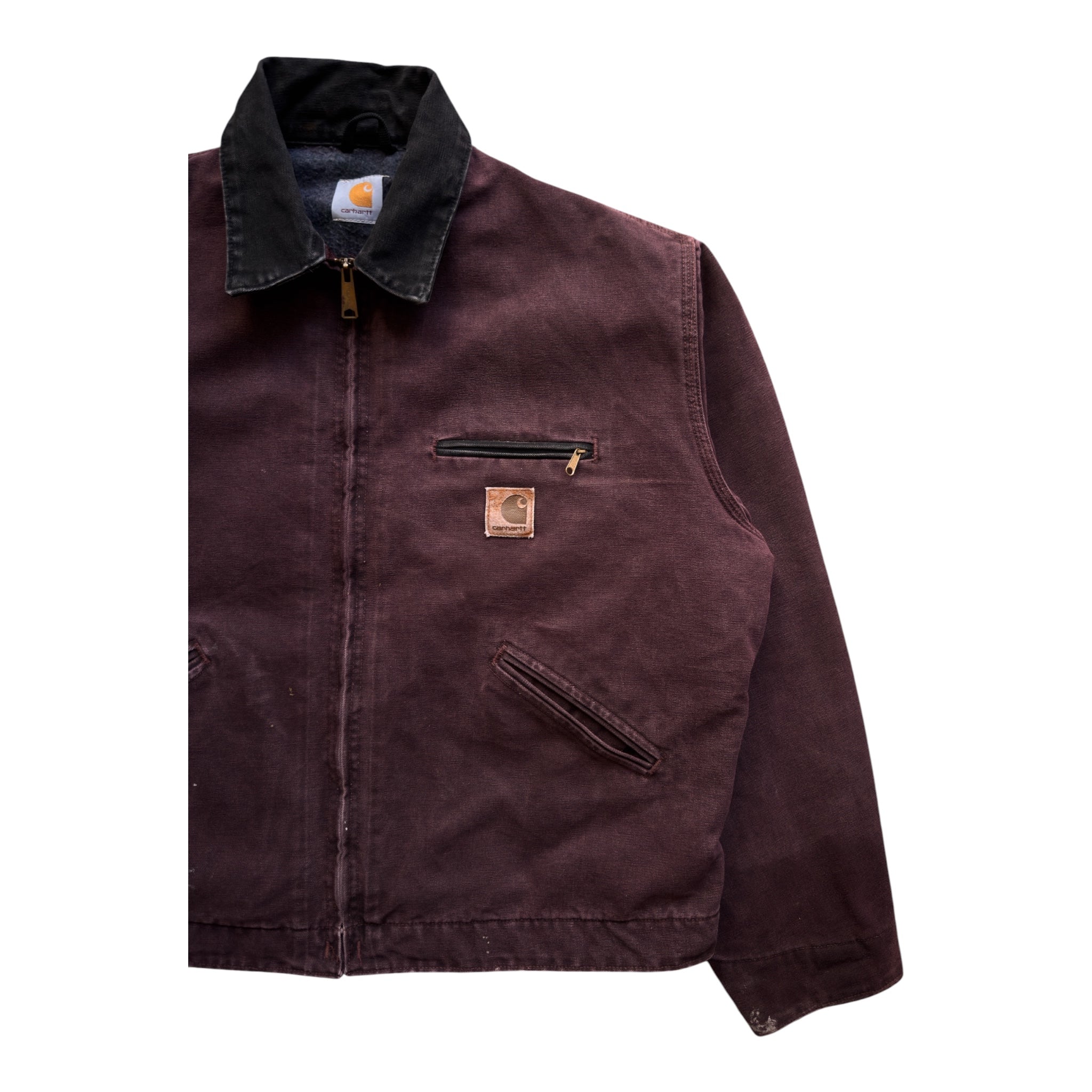 Carhartt Detroit Jacket Burgundy – Vintage 90s – Size XL