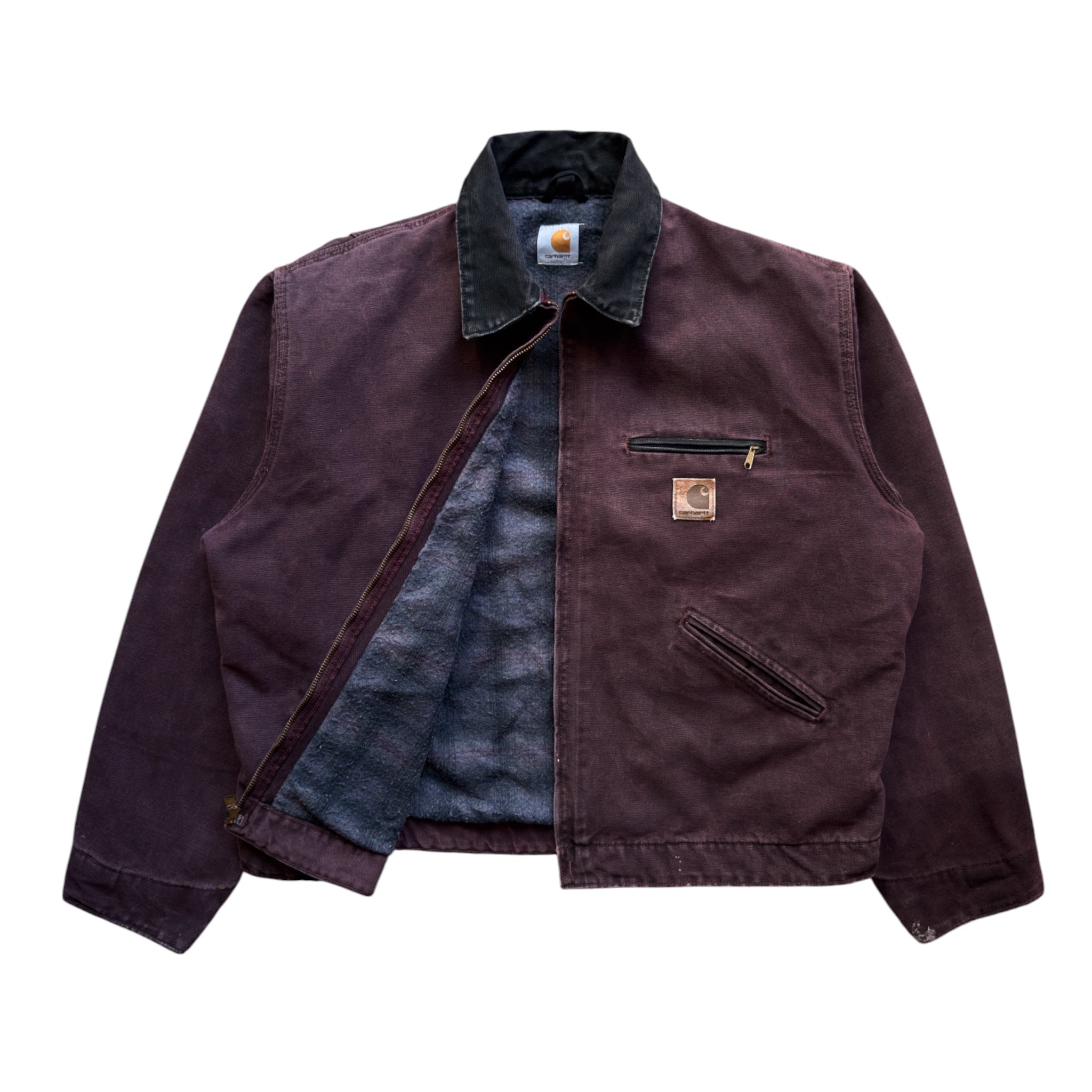 Carhartt Detroit Jacket Burgundy – Vintage 90s – Size XL